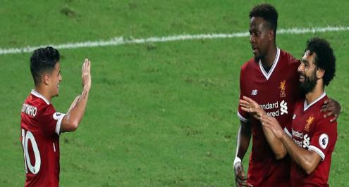 صلاح يسجل في ثنائية ليفربول أمام ليستر بنهائي كأس الدوري الإنجليزي 